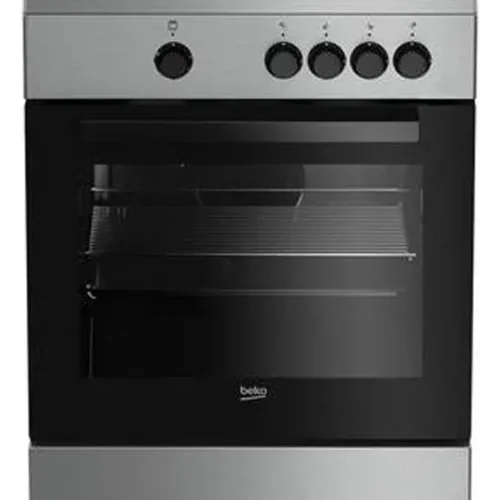 CUISINIERE BEKO 4 FEUX 60X60 SEMI INOX