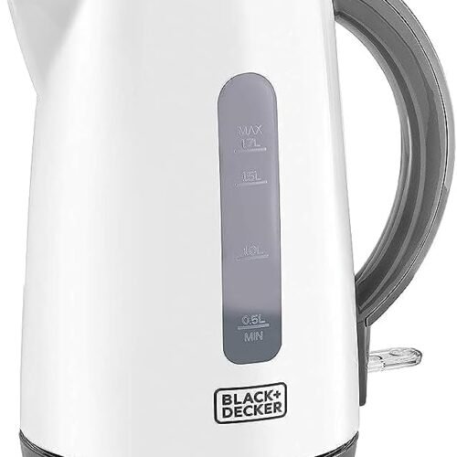 BOUILLOIRE 1.7 L PLASTIC BLANCHE BLACK DECKER JC70B5