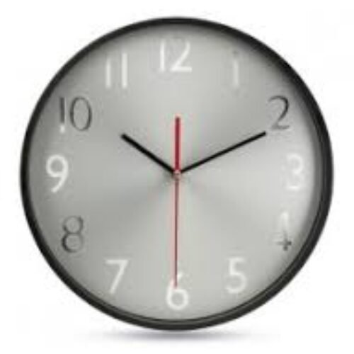 GRANDE HORLOGE MURALE AVEC CADRAN ET AIGUILLES EN ALUMINIUM  ( PRIX SUR DEMANDE )