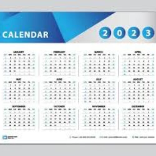 CALENDRIER MURAL AVEC POSSIBILITE DE PERSONNALISER ( PRIX SUR DEMANDE )