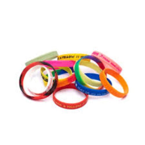 BRACELETS SILICONE AVEC POSSIBILITE DE PERSONNALISER ( PRIX SUR DEMANDE )