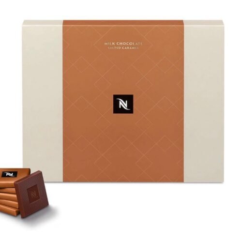 NESPRESSO CARRES DE CHOCOLAT AU LAIT – AUX  ECLATS DE CARAMEL SALES