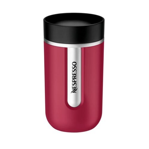 NESPRESSO TRAVEL MUG MEDIUM – COULEUR : ROUGE FRAMBOISE – 400 ML