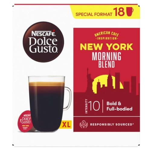 PAQUET DE 18 CAPSULES NESCAFE DOLCE GUSTO CAFE GRANDE NEW YORK