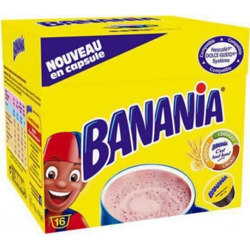 PAQUET DE 16 CAPSULES DOLCE GUSTO BANANIA COMPATIBLES DOLCE GUSTO