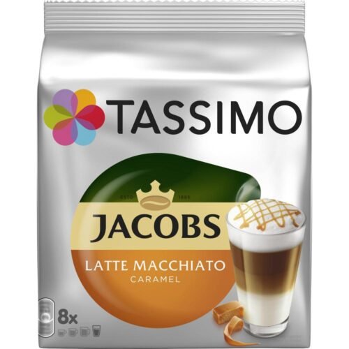 TASSIMO LATTE MACCHIATTO CARAMEL – PAQUET DE 8