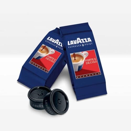 PAQUET DE 100 CAPSULES DE CAFE FORTE DECISO – LAVAZZA ESPRESSO POINT