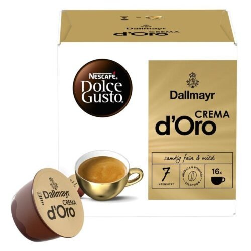 PAQUET DE 16 CAPSULES NESCAFE DOLCE GUSTO DALLMAYR CREMA D’ORO