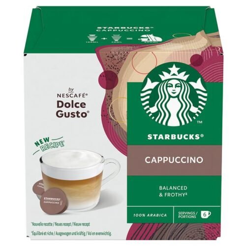 PAQUET DE 12 CAPSULES STARBUCKS® CAPPUCINO – DOLCE GUSTO®