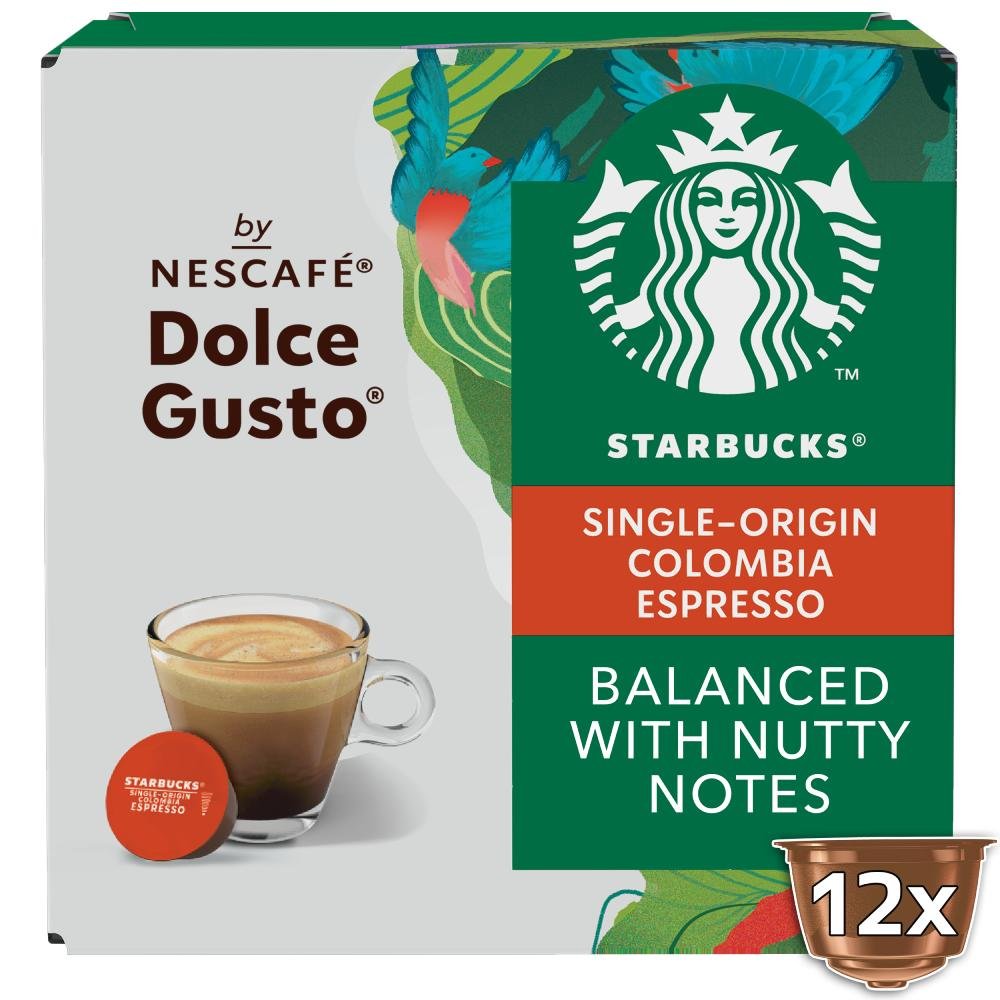 PAQUET DE 12 CAPSULES STARBUCKS® COLOMBIA ESPRESSO – DOLCE GUSTO®