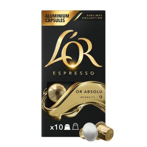 Capsules L’OR Espresso Or Absolu – Boîte de 10