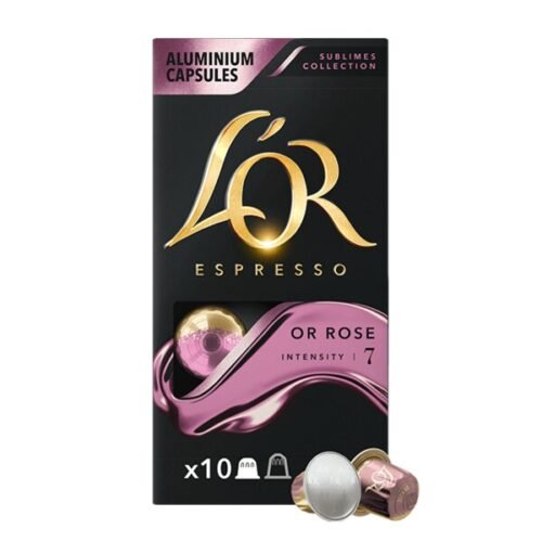 Capsules L’OR Espresso Or Rose – Boîte de 10