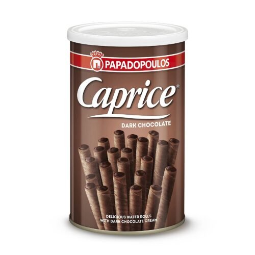 PAPADOPOULOS CAPRICE DARK – GAUFFRETTES ROULEES AU CO NOIR – 250 G