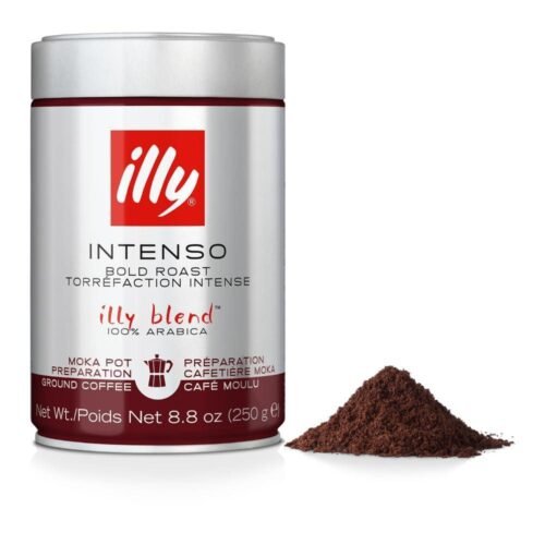 CAFE MOULU ILLY INTENSO MOKA 100 % ARABICA – 250 G