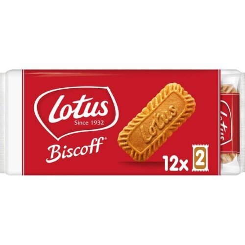 PAQUET DE BISCUITS LOTUS BISCOFF ORIGINAL – 12 × 2 biscuits