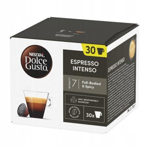 PAQUET DE 30 CAPSULES DOLCE GUSTO ESPRESSO INTENSO