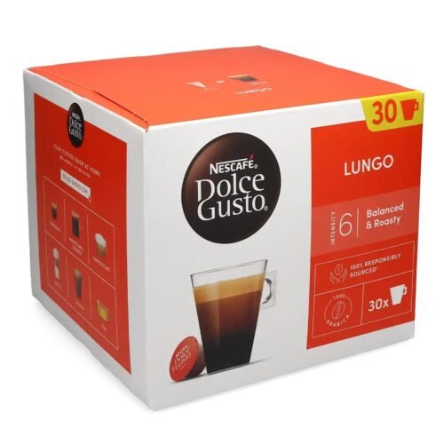 PAQUET DE 30 CAPSULES NESCAFE DOLCE GUSTO LUNGO
